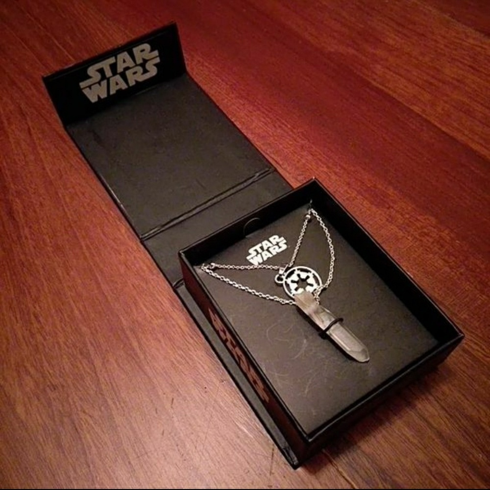 Star Wars Clear Quartz Necklace